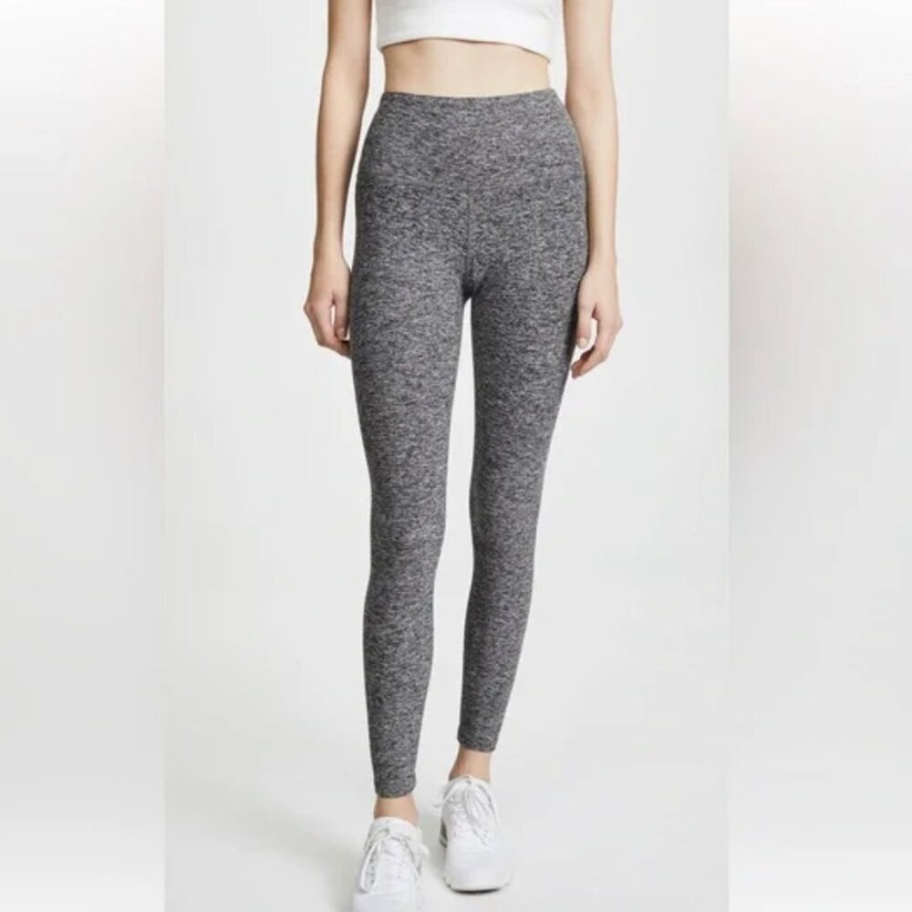Beyond Yoga High Waisted Midi Leggings Spacedye Gray Size Small